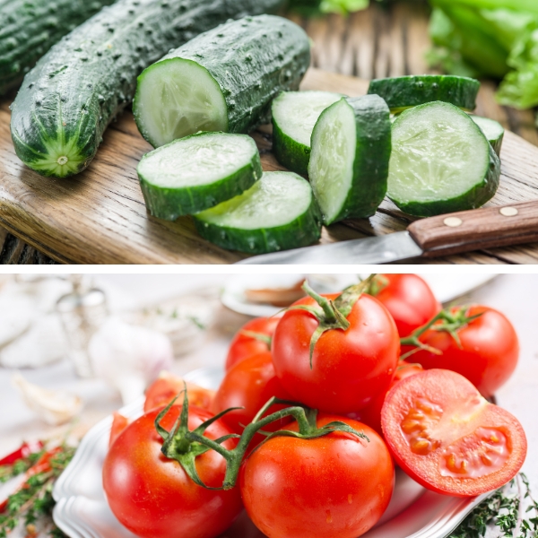 Top 20 cách đắp mặt nạ dưa chuột hiệu quả tại nhà 26 dua chuot ca chua