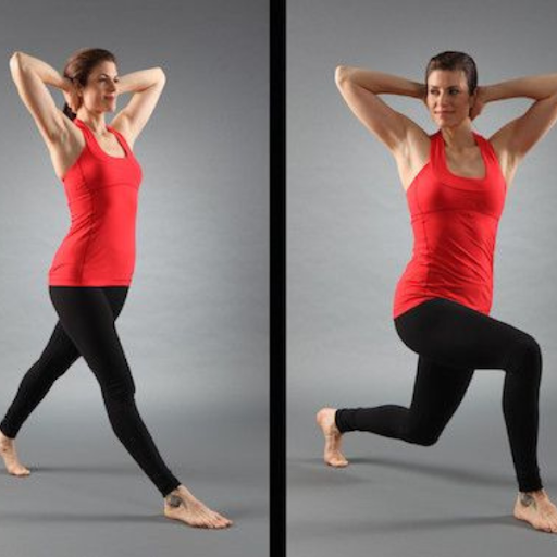 5 Bài tập Pilates hiệu quả giúp cho vòng eo thon gọn 25 Double-Lunge-Twist