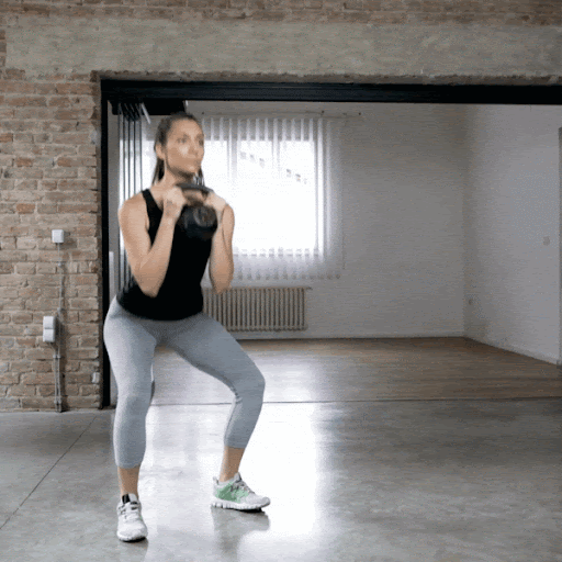 TOP 11 cách Squat hiệu quả giúp giảm mỡ bụng, eo thon dáng gọn 25 Goblet-Squat