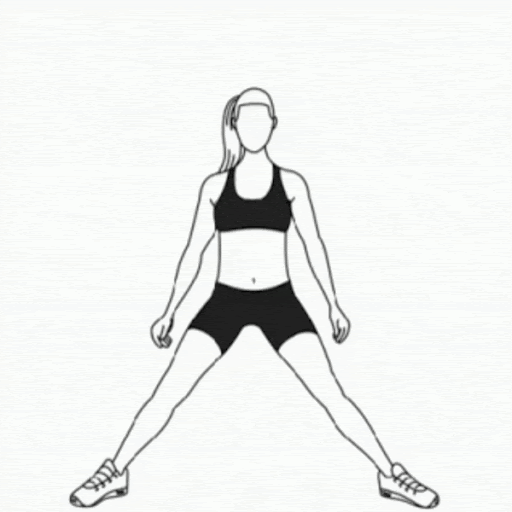 TOP 11 cách Squat hiệu quả giúp giảm mỡ bụng, eo thon dáng gọn 28 Lateral-squats