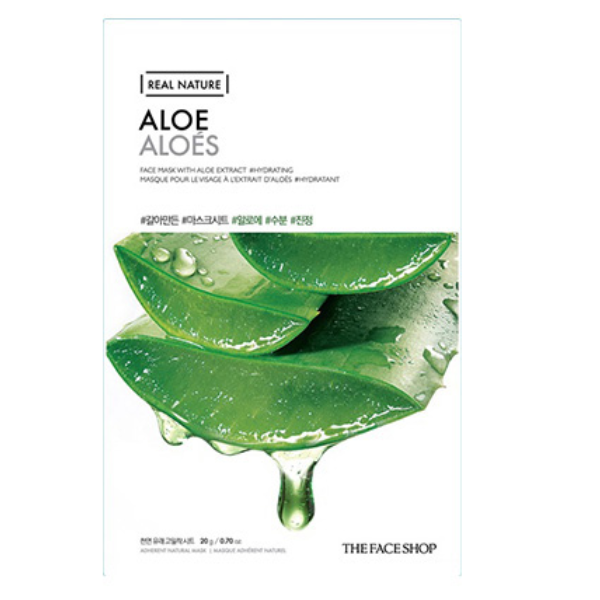 mat-na-nha-dam-nha đam-Real-Nature-Mask-Aloe-The-Face-Shop 